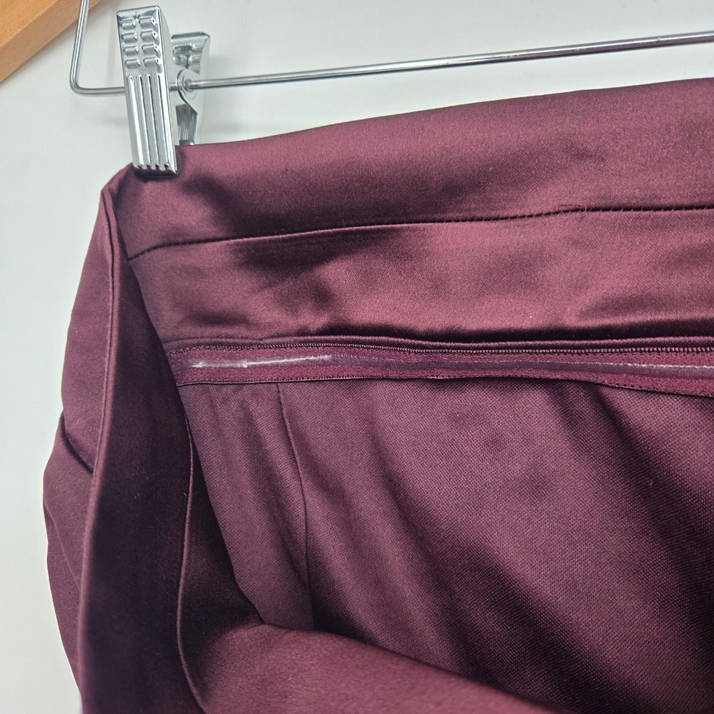 NWT Altar'd State Strapless Mini Dress Burgundy Purple Satin XS - Picture 8 of 11
